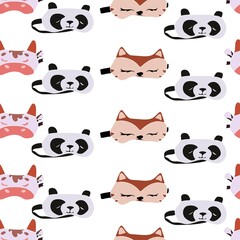 Seamless pattern baby sleep masks