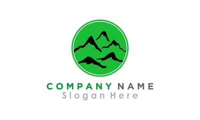 the hill rock mountain logo