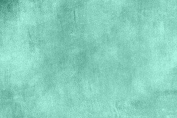 Fototapeta premium Worn out aquamarine color grunge backdrop
