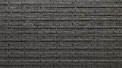 Black brick texture background