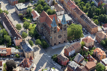Landau in der Pfalz aus der Vogelperspektive
