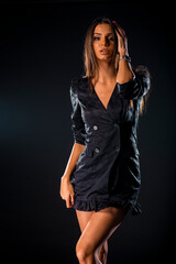 Fototapeta premium Studio fashion portrait