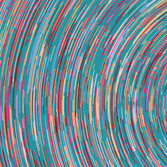 Colour Hexagon Tile Connection art background design illustration