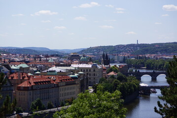 Obraz premium チェコ・プラハの町並み