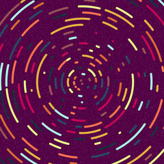 Colour Hexagon Tile Connection art background design illustration