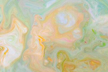Fluid art texture. Background with abstract mixing paint effect. Abstract multicolored marble texture background