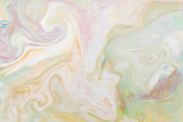 Fluid art texture. Background with abstract mixing paint effect. Abstract multicolored marble texture background