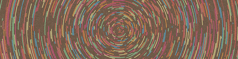 Colour Hexagon Tile Connection art background design illustration