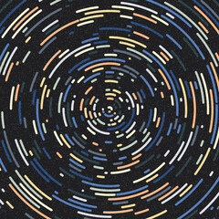 Colour Hexagon Tile Connection art background design illustration