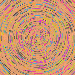 Colour Hexagon Tile Connection art background design illustration