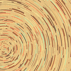 Colour Hexagon Tile Connection art background design illustration