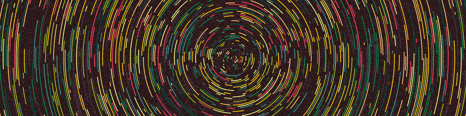 Colour Hexagon Tile Connection art background design illustration