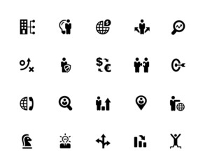 Business Strategy and Management Icon Set - 32px Solid