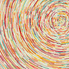 Colour Hexagon Tile Connection art background design illustration