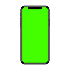 Phone mockup, green screen 