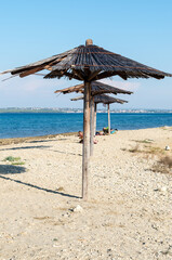 Beach with Umbrellas