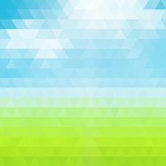 Fototapeta na wymiar light blue and green vector background. geometric design. polygonal style. eps 10