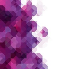 Obraz premium purple triangles. Template for presentation, banners, advertising, brochures. polygonal style. vector abstraction. eps 10
