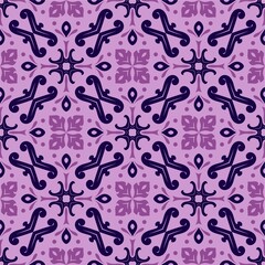 Three colors pattern ornament shape. Simple seamless abstract background