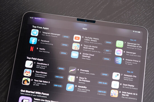 Top apps on apple store