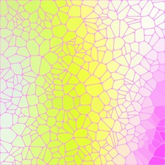 Colorful polygonal pattern artwork with bright red and blue accents. pebbles. eps 10