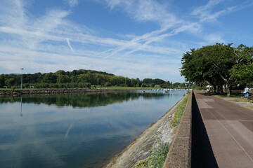 Promenoir le long de la Nivelle à Saint Jean de Luz