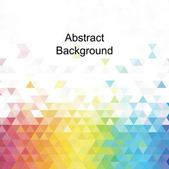 Fototapeta premium colored triangular shapes. polygonal style. geometric image. red, yellow, blue colors. eps 10