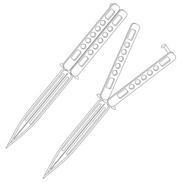 Butterfly Knife Images – Browse 2,221 Stock Photos, Vectors, and Video |  Adobe Stock