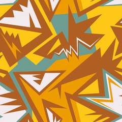 Abstract urban pattern with curved geometry elements 