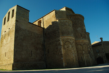 Fototapeta na wymiar Fossacesia - Abruzzo - Abbey of San Giovanni in Venere - Architectural style: Romanesque - Gothic