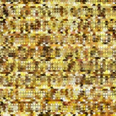 Background of geometric shapes. gold mosaic pattern. Retro triangle background. eps 10