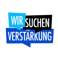 Wir suchen Verstärkung	