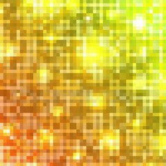 Colored square pattern background - geometrical vector graphic from diagonal squares in yellow tones