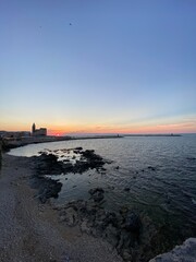 sunset on the beach