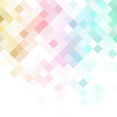 Colorful squares. Abstract colorful background of squares. Mosaic. Geometric pattern. eps 10