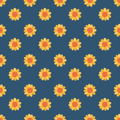 Seamless pattern flower.Elegant floral design.Botanical print. Fashion print.