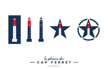 phare du Cap Ferret pictogrammes