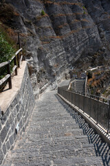 stairway leading to the port of Sant'Angelo Ischia