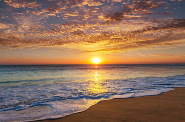 Fototapeta premium Sea sunset