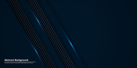Abstract dark blue background with copy space