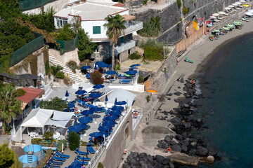 panoramic view of the port of Ischia