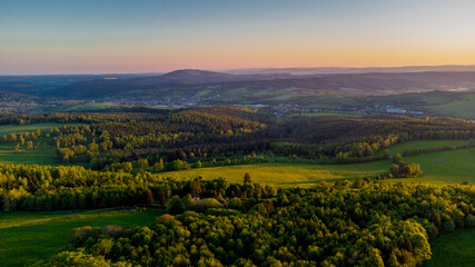 Naklejka premium Herbstliche Entdeckungstour durch den Thüringer Wald bei Steinbach-Hallenberg - Thüringen