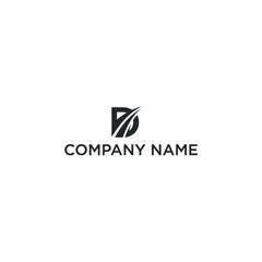 Letter D financial logo design