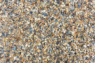 Texture of various pebble stones for backgrounds.