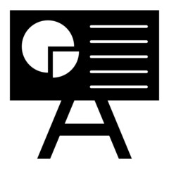 Vector Presentation Glyph Icon Design