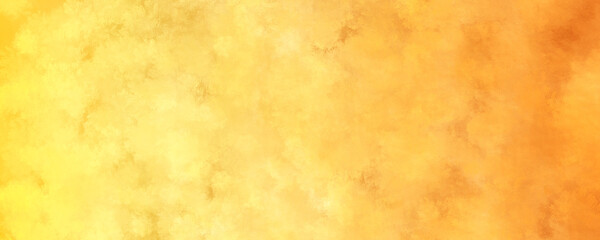 Abstract Yellow Orange Watercolor Background