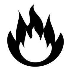  Vector Burning Glyph Icon Design