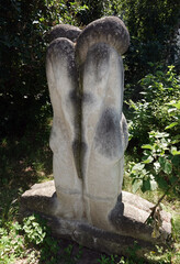 Monument to lovers from the novel The Master and Margarita