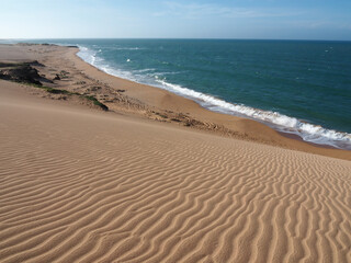 Fototapeta na wymiar sand dunes of Punta Gallinas, Colombia: northernmost point of South America