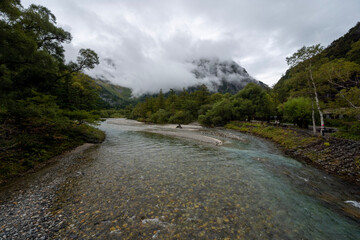 river in the mountains